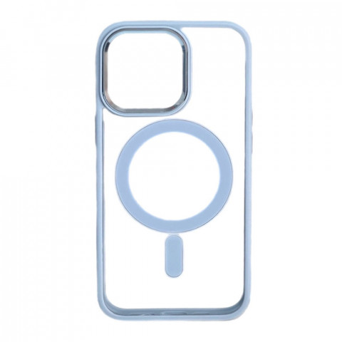 Чохол Crystal case with MagSafe для iPhone 11 (Sierra blue)